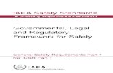 IAEA Safety Standards Information/GSR...in their use (e.g. as a basis for national regulations, for safety reviews and for training courses) for the purpose of ensuring that they continue