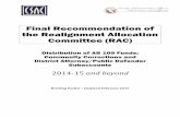 Final Recommendation of the Realignment Allocation ... · RAC recommendation: 1. Principles for the long-term AB 109 allocation developed with input of the CAOAC at its statewide