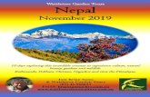 Wattletree Garden Tours Nepal€¦ · tiger, gharial crocodile, gaur (rare Indian bison), wild elephant, four horned ante-lope, striped hyena, pangolin, Gangetic dolphin, monitor