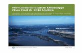 Perfluorochemicals in Mississippi River Pool 2: 2012 Update · 2013. 6. 3. · z c . Perfluorochemicals in Mississippi River Pool 2: 2012 Update . Fish, benthic invertebrates, water,