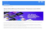 Best WordPress Premium Themes List 2021