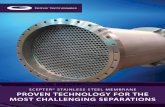 SCEPTER® STAINLESS STEEL MEMBRANE PROVEN … · and suspended solids that make up the feed stock solution. Tradi-tionally, rotary vacuum filtration or centrifugation were used for