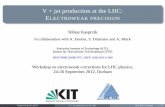 V + jet production at the LHC: ELECTROWEAK PRECISION · Outline 1 Introduction 2 Status of Theory Predictions QCD Corrections Electroweak Corrections 3 Details of the Calculations