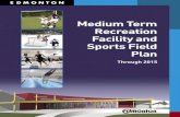 Medium Term Recreation Facility and Sports Field Plan Through … · 2 Medium Term Recreation Facility and Sports Field Plan Creating Vibrant Places People are drawn to cities –