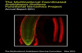 The Multinational Coordinated · 2017. 11. 20. · Cover Design Irene Lavagi, MASC Coordinator (School of Life Sciences, University of Warwick, UK) Cover Image: Root xylem vessels