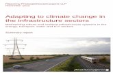 Adapting to climate change in the infrastructure sectors · Adapting to climate change in the infrastructure sectors PricewaterhouseCoopers 3 Early progress The results of work to