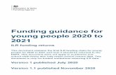 ILR funding returns guidance 2020 to 2021 V1 - gov.uk · Funding guidance for young people 2020 to 2021 . ... you outside of the Individualised Learner Record (ILR) and School Census.
