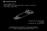 GLOBRITE COLOR CHANGING LED LIGHT - INYOpools.comimages.inyopools.com/cloud/documents/620053aglobrite.pdf · GLOBRITE™ Color Changing LED Pool/Spa Light Installation and User’s
