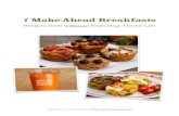 7 Make-Ahead Breakfasts - Food Storage Made Easyfoodstoragemadeeasy.net/fsme/docs/7-breakfasts.pdfOatmeal Muffins from: Ingredients: 1/2 c. Thrive banana slices 1 egg 1 tsp. vanilla
