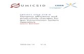 Sumicsid CEER - Dynamic efficiency and productivity ... · Dynamic efficiency and productivity changes for gas transmission system operators MAIN REPORT 2020-04-14 V1.0. Disclaimer