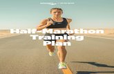 Half-Marathon Training Plan - Canada Running Series · 2020. 7. 17. · Half-Marathon Training Plan. This training plan combines endurance, speed, and recovery to get you ready to