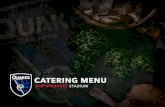CATERING MENU€¦ · BREAKFAST BUFFET LUNCH BUFFET DINNER BUFFET BUILD YOUR OWN BUFFET BREAKS BOX LUNCHES DISPLAYS ACTION STATION HORS D’OEUVRES BEVERAGES CATERING INFORMATION
