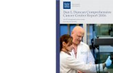 Dan L Duncan Comprehensive Cancer Center Report 2016...Cancer Centers in Texas, and one of 47 across the country. Our relationships with Harris Health System’s Ben Taub Hospital,