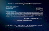 THE EST{E LAUDER COMPANIES INC. - media.elcompanies.com€¦ · companies and organizations, which provides an understanding of different business processes, challenges, and strategies.