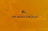 From Mobile Pitch to Market Success APP DESIGN CHECKLISTFrom Mobile Pitch to Market Success APP DESIGN CHECKLIST. 2 ... Launch Day Checklist: Update landing page and blog. E-mail existing