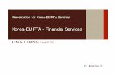 Korea-EU FTA - Financial Serviceseeas.europa.eu/archives/delegations/south_korea/... · Offshore Data Processing Current Practices and Policies FSS Guidelines (FIs’ Delegation/Outsourcing
