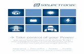 Take control of your Power - Able Solar Hybrid Web.pdf · A cost effective solar installation uses a Selectronic Certified Grid Tie inverter to ... Solar Panels and Grid Tie Inverter