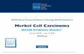 Merkel Cell Carcinoma · 15/06/2018  · Merkel Cell Carcinoma NCCN Evidence BlocksTM NCCN Anita Engh, PhD Karin G. Hoffmann, RN, CCM Continue NCCN Guidelines Panel Disclosures ϖ