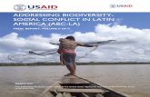 ADDRESSING BIODIVERSITY- SOCIAL CONFLICT IN LATIN … · ADDRESSING BIODIVERSITY-SOCIAL CONFLICT IN LATIN AMERICA (ABC-LA) FINAL REPORT, VOLUME II OF II . MARCH 2016 . This publication