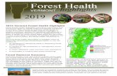 2019 - Department of Forests, Parks and Recreation · dating the collection’s database, the preserved specimens and their rec-ords can now be easily accessed. The lab continues