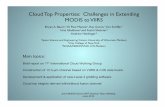 Cloud Top Properties: Challenges in Extending MODIS to VIIRS · 2016. 7. 29. · Cloud Top Properties: Challenges in Extending MODIS to VIIRS Bryan A. Baum 1, W. Paul Menzel , Ray