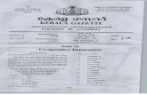 PUBLISHED BY AUTHORITY - Kerala€¦ · 255 Gaz. No. 18/2018/DTP (Co-opera!ive). Sreelekha, K. Jalajamani, K. R. Pavithran, P. K. C. Nayana Jose, K. M. R. Jayaprabha Agith K. Sreedhar