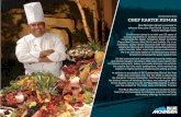 INTRODUCING CHEF KARTIK KUMAR - Blue Mountain...CHEF KARTIK KUMAR Blue Mountain Resort is pleased to welcome Executive Chef Kartik Kumar to the Food & Beverage Team. Chef Kumar comes