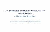 The Interplay Between Galaxies and Black Holes€¦ · Black Hole Jargon Formation at z