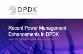 Recent Power Management Enhancements in DPDK · of power management (Merged in 18.08) • Three measurements shown • 2.5GHz fixed core frequency • 1.0GHz fixed core frequency
