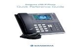 Sangoma s705 IP Phone Quick Reference Guide - Sangoma Portal · Sangoma s705 IP Phone Dashboard-Widgets Customizable Dashboards allow users to tailor the items displayed on individual