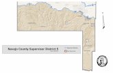 Navajo County - Elections - Supervisor District 5 · 3 4 5 4 5 4 5 4 5 4 ¤ O F S E A L I A A R Z O N N T Y O C U N AV J O Supervisor Districts Hopi Reservation Navajo County Supervisor