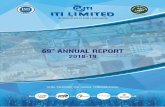 CONTENTS information/Annual report... · 2019. 11. 28. · 5 CIN: L32202KA1950GOI000640 Registered Offi ce: ITI Bhavan, Doorvani Nagar, Bengaluru – 560 016 Tel No:+91 (080) 2561