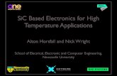 SiC Based Electronics for High Temperature Applications...SiC Based Electronics for High Temperature Applications Alton Horsfall and Nick Wright School of Electrical, Electronic and