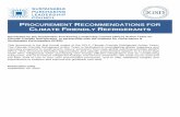 ROCUREMENT RECOMMENDATIONS FOR CLIMATE FRIENDLY … · 2020. 9. 29. · Procurement Recommendations for Climate Friendly Refrigerants Page 2 of 40 September 29, 2020 ACTION TEAM MEMBERS