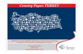 Country Paper: TURKEY · Turkey’s National Climate Change Action Plan (NCAAP) on Transport Sector ∗Promoting intermodal transport solutions ∗Shifting towards modal balance ∗Ensuring