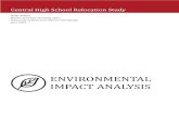 ENVIRONMENTAL IMPACT ANALYSIS...Water Resources 9 Energy Conservation 10 Renewable Energy 11 Sustainable Siting 11 Land Use 11 ... exposure to health hazards in the outdoor and indoor