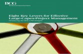 Eight Key Levers for Effective Large-Capex-Project Management€¦ · that occur during development—such as delays, cost overruns, and quality issues— have a correspondingly larger