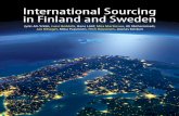 International Sourcing in Finland and Sweden · a considerable extent captured by individuals performing innovation – not only by companies paying for it. Some of this personal