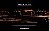 ADI-2 Series set is easy to set up and use. Based on current connections the ADI-2 Pro FS R will automatically switch to AD/DA converter, USB interface or analog preamp mode. A specific
