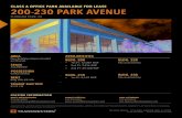 CLASS A OFFICE PARK AVAILABLE FOR LEASE 200-230 PARK … · 2019. 4. 17. · CLASS A OFFICE PARK AVAILABLE FOR LEASE 200-230 PARK AVENUE FLORHAM PARK, NJ 3 e M I L E S 1 M I L 200-230