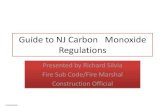 Guide to NJ Carbon Monoxide Regulations - AFAANJ · 2018. 12. 1. · Carbon Monoxide Alarms vs. Carbon Monoxide Detector •A Carbon Monoxide Alarm is stand-alone unit that has its