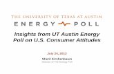 Insights from UT Austin Energy Poll · 2013. 12. 30. · Source: University of Texas at Austin Energy Poll Page 3 Background • First questionnaire developed in 2010 (Inaugural launch