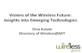 Visions&of&the&Wireless&Future:& …cfp.mit.edu/events/13OctSlides/Dina_Katabi_CommFuture... · 2013. 11. 19. · Point1 Access& Point2 Today’s Wireless Networks! Ethernet Access&