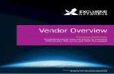 Vendor Overview - Exclusive Networks · 2020. 6. 17. · explosive growth of mobile computing, IoT and cloud computing. ... supplements security posture and allows a proactive approach
