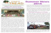 Happy 15th Anniversary!...Happy 15th Anniversary! In this newsletter we celebrate the past 15 years of TREAD and FOT’s work with special focus on Trinity Day Care Centre, Kudunure!