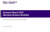 Economic Report 2018 Aberdeen Business Breakfast · Decommissioning 2 The UKCS investment proposition Cost competitiveness ... Norway Malaysia India Mexico - Gulf of Mexico West Africa