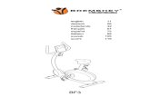 BF3 - SportGymButiken · 1. Loosen the seat adjustment knob. 2. Move the seat to the required position. 3. Tighten the seat adjustment knob. Adjusting the vertical seat position The