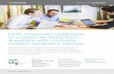 NHG empowers employees to collaborate freely from anywhere ... · In addition to re-energising and empowering internal teams, NHG wanted to promote more ‘co-creation’. In other