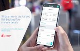 Air Booking Flow Release 18 · Ability to compare flights and fares easily No hidden fees: clear breakdown of fare provided. CONFIDENTIAL & RESTRICTED s Availability page. CONFIDENTIAL