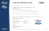 Infinite Electronics International, Inc....Annex to certificate Registration No. 10009437 QM15 Infinite Electronics International, Inc. 17802 Fitch Irvine, CA 92614 United States of